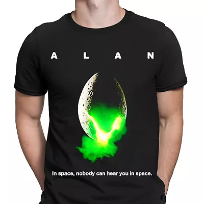 Buy Alan In Space Nobody Can Hear You Horror Retro Mens T-Shirts Tee Top #D • 9.99£