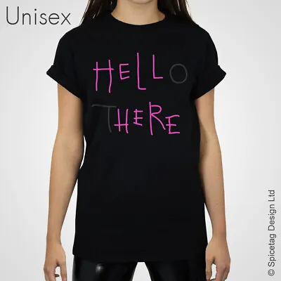 Buy Hello There T-shirt Superhero Costume Top Hell Here Comic Book Tshirt Neon Sign • 14.95£