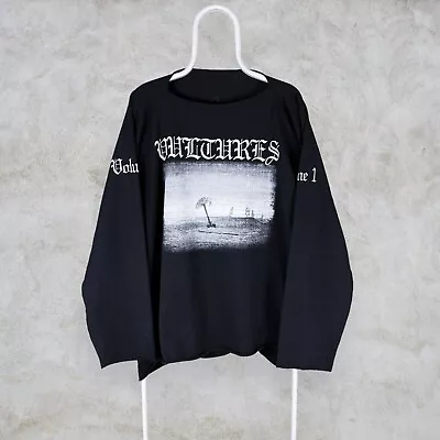 Buy Yeezy Vultures Long Sleeve T Shirt Black Kanye West Volume 1 Size 3 • 250£