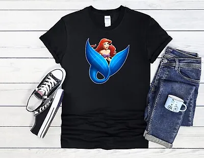 Buy Little Mermaid Ariel Men Women Jute Bag Unisex Hoodie Baseball T Shirt Top 3660 • 19.99£