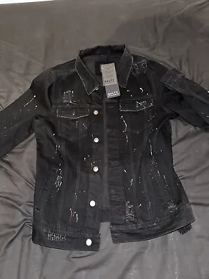 Buy Nvlty Jean Jacket Mens - Size Medium Black BNWT* • 50£