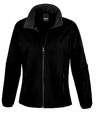 Buy Womens Ladies Soft Shell Jacket Zip Up Fleece Lined Waterproof Windproof XS-2XL • 26.99£