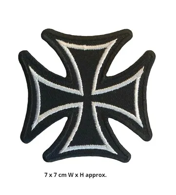 Buy Maltese Cross Motorhead Heavy Metal Rock Music Sew/Iron On Patch Badge N-101 • 2.09£