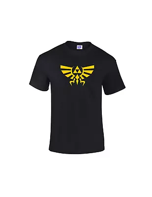 Buy Crest Of Hyrule Kids Childrens T Shirt Gamer Link Gaming Design Zelda Hyrule • 9.99£