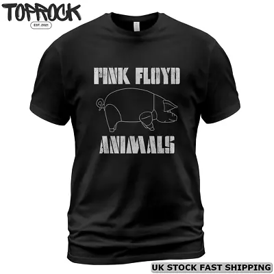 Buy Pink-Floyd Animals Concert Fan Gift Unisex T-Shirt S-5XL Short Sleeve Black • 18.40£