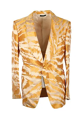 Buy TOM FORD Atticus Gold Tuxedo Dinner Jacket Size 46S IT / 36S U.S.  New With Tags • 2,699.10£