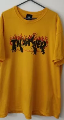 Buy Thrasher   Crows   Tee. Size XL. Gold • 25£