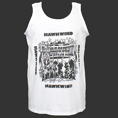 Buy Hawkwind Psychedelic Prog Rock Metal T-SHIRT Vest Top Unisex White S-2XL • 13.99£