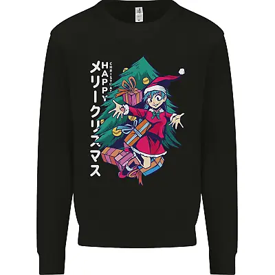 Buy Anime Elf Christmas Tree Xmas Mens Sweatshirt Jumper • 15.99£