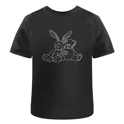 Buy 'Bunny & Teddy Toy Cuddle' Men's / Women's Cotton T-Shirts (TA039709) • 11.99£