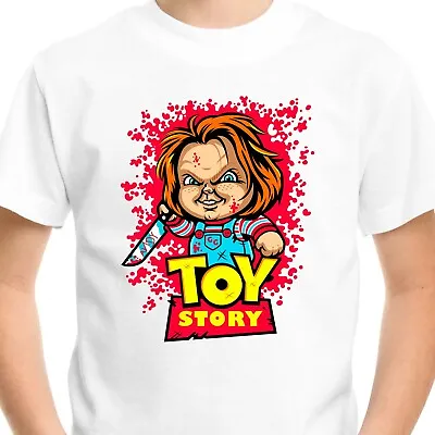 Buy Chucky Horror T-SHIRT Halloween Gift Men Adult Kids Top Tee Child's Play Movie T • 7.99£