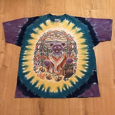Buy Vtg Grateful Dead Saint Stephen T Shirt XL Liquid Blue Archer Priest Bears 98 • 80£