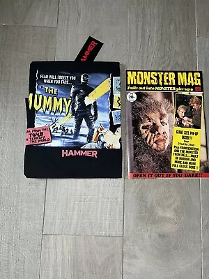 Buy Official Hammer House Of Horror The Mummy T-shirt Size Medium With Magazine BNWT • 9.99£