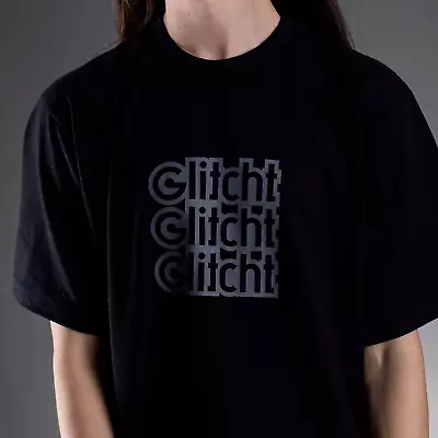 Buy GLITCHT Gaming Merchandise Short Sleeve T-Shirt Black M • 12.99£