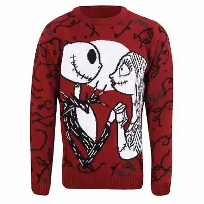 Buy ** Nightmare Before Christmas -Jack And Sally Knitted Official Disney Jumper  ** • 35£