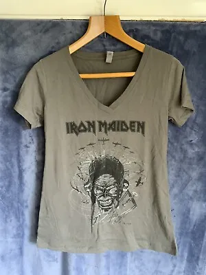 Buy Iron Maiden Womens Medium T-shirt Aces High Rock Heavy Metal Festival • 24.99£