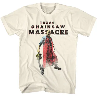 Buy Texas Chainsaw Massacre Movie Leatherface Bloody Butcher Outfit Men's T Shirt • 46.12£