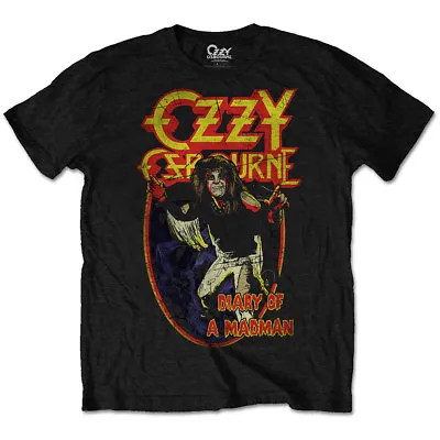 Buy Ozzy Osbourne T Shirt Diary Of A Mad Man Official Mens Unisex Tee Black Sabbath • 16.28£