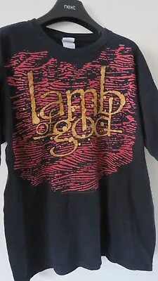 Buy Official Vintage Lamb Of God T-shirt - Black, Size Large - 2009 Tour Exclusive • 29.95£
