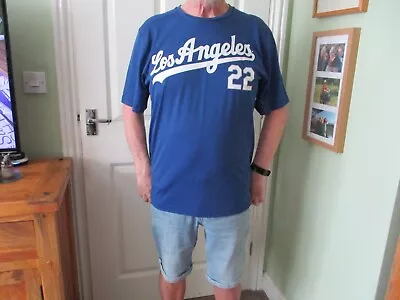 Buy Clayton Kershaw Los Angeles Dodgers T-Shirt. Size Men's Large • 10£