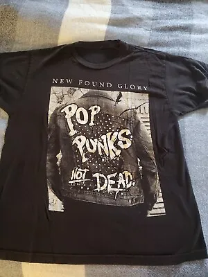 Buy Official New Found Glory T Shirt 'pop Punks Not Dead'- Size Large- Excellent  • 23.62£