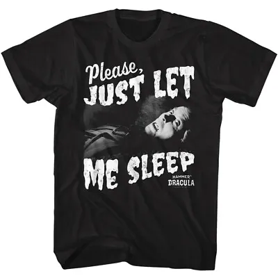 Buy Hammer Horror Dracula Movie Please Just Let Me Sleep Men's T Shirt • 38.10£