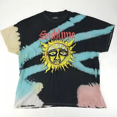 Buy Sublime T Shirt Adult Mens XL Extra Large Colorful Tie Dye 40oz To Freedom Sun • 23.14£