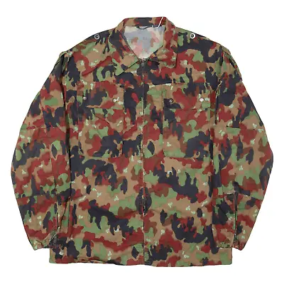 Buy Mens Military Jacket Green Camouflage L • 19.99£