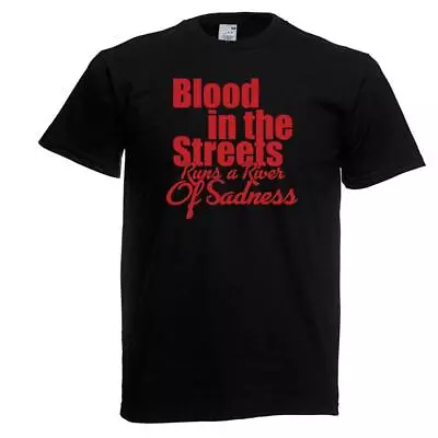 Buy Adults Blood In The Streets River Of Sadness Rock Music Black Unisex T-Shirt • 11.01£