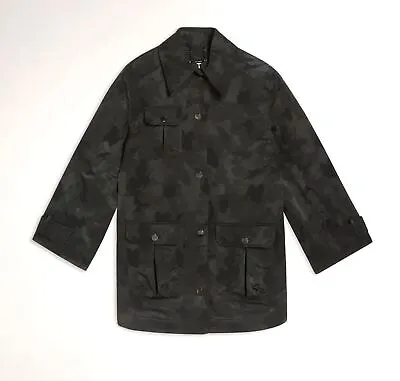 Buy TED BAKER Ppippa Ladies Dark Green Camo Jacquard Hunting Jacket (3) UK12 BNWT • 22£