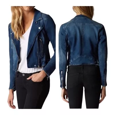 Buy BlankNYC Denim Hello Moto Jacket Women's Size Small • 37.89£