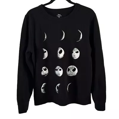 Buy Disney Nightmare Before Christmas Jack Skellington Phases Of Moon Sweatshirt Med • 27.93£