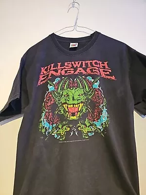 Buy Vintage Killswitch Engage Tshirt Large Black Metal Hardcore • 6.99£