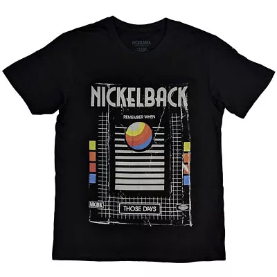 Buy Nickelback Those Days VHS Black T-Shirt NEW OFFICIAL • 16.39£