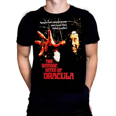 Buy SATANIC RITES OF DRACULA - Black T-Shirt - Sizes S- 5XL - Art / Horror / Vampire • 22.95£