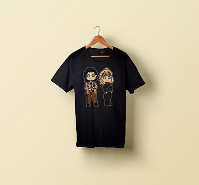Buy Loki And Sylvie Chibi T-Shirt Custom Made Black White Adults • 15.95£