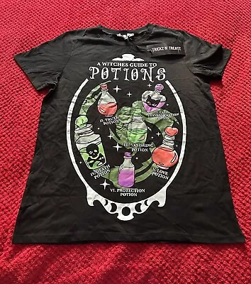 Buy Dolls Kill A Witch’s Guide To Potions T-shirt Size Medium ￼ • 15£