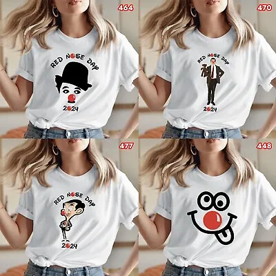 Buy T-Shirt Red Nose Day Funny Kids Adult Shirt (10% Proceed Goes To Comic Relief)* • 7.99£