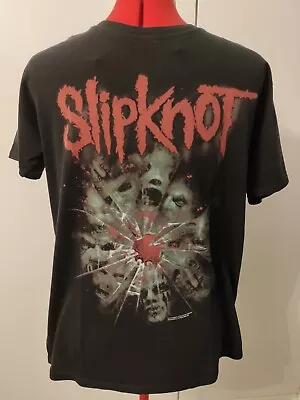 Buy Mens Medium Slipknot Shattered Glass Band T Shirt - Very Good Condition • 14.99£