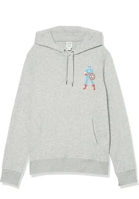 Buy Amazon Essentials Disney Captain America, Men's Fleece Sweater Hoodie Size M • 14.99£