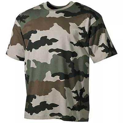 Buy Military Camo T-Shirt Army Combat Mens Top 100% Cotton Tee French CCE Camouflage • 14.95£