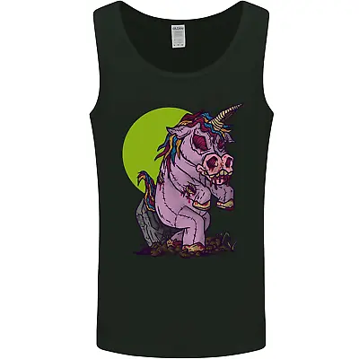 Buy A Zombie Unicorn Funny Halloween Horror Mens Vest Tank Top • 9.99£