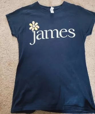 Buy James T Shirt Rare Indie Rock Band Merch Tee Ladies Size Small Blue Tim Booth • 13.50£