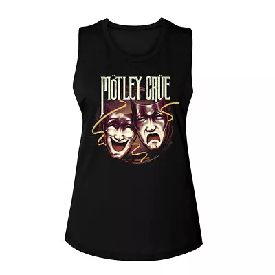 Buy Motley Crue Theatre Of Pain Mask Women's Muscle Tank T Shirt Rock Band Merch • 43.22£
