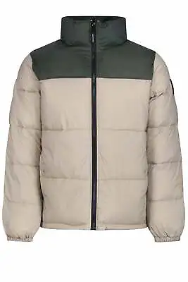 Buy WEEKEND OFFENDER Rodriguez Puffer Jacket | Stone/Olive • 90£