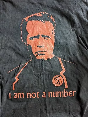Buy The Prisoner  I Am Not A Number  T-Shirt - Medium - Black - Preowned - Free P&P • 11.99£