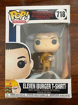 Buy Funko POP! Television Stranger Things #718 Eleven (Burger T-Shirt) • 22£