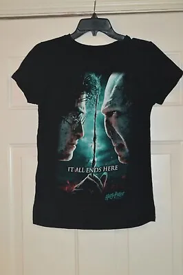 Buy Original Authentic Harry Potter And The Deathly Hallows 2 Promo Shirt Womens Med • 94.72£