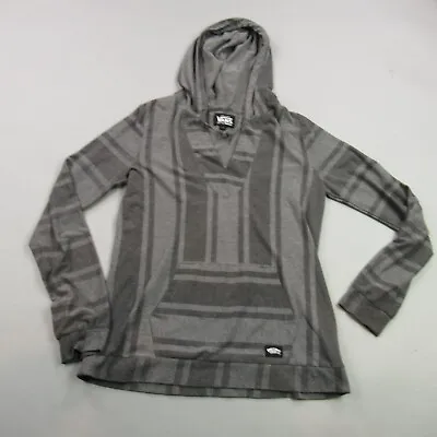 Buy Vans Hoodie Womens XL Long Sleeve Pullover Hooded Casual Adult Gray Pockets • 17.93£