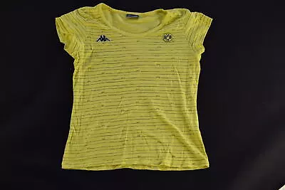 Buy Kappa Borussia Dortmund Women's T-shirt Maglia Jersey Jersey Jersey T-shirt BVB Yellow L • 12.95£